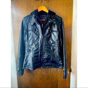 Faux leather jacket